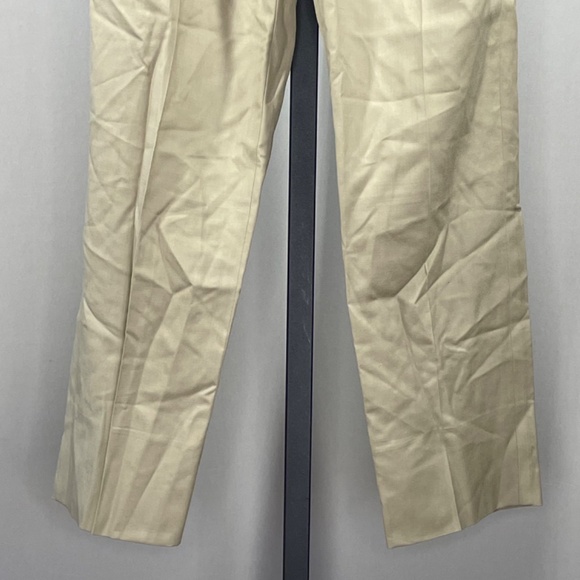 Saint Laurent Pants Womens Small 4 brown straight leg designer trouser classic - Picture 3 of 12